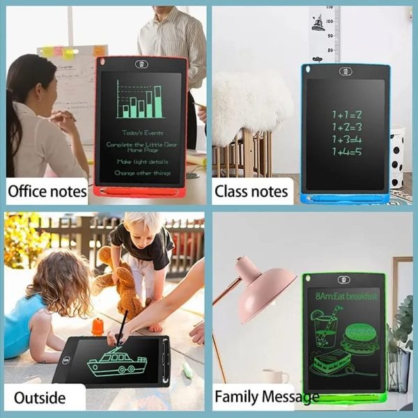 Multi Color Lcd Writing Drawing Tablet | Kids Learning Table