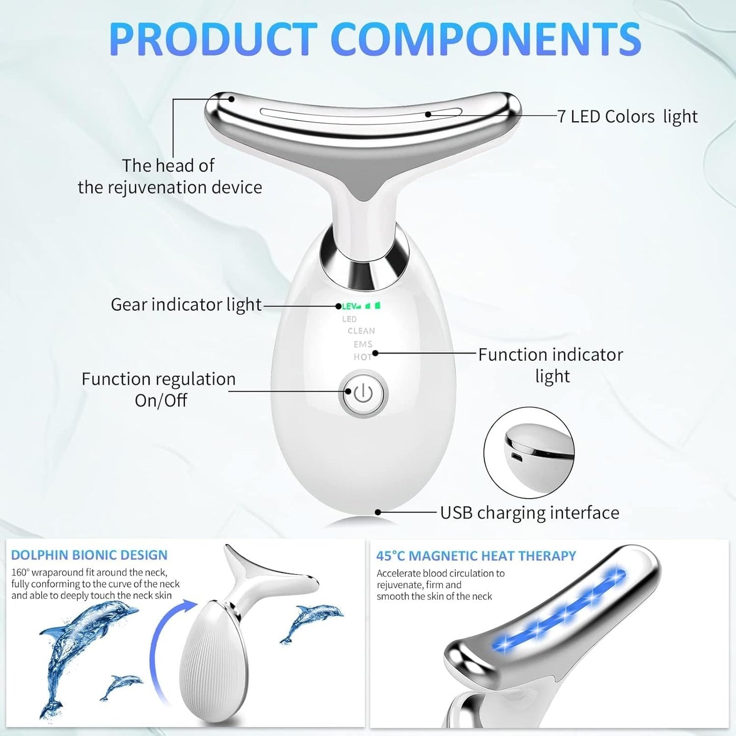 Es-1081 Massager Intense Pulsed Light Wrinkles Reducing Instrument