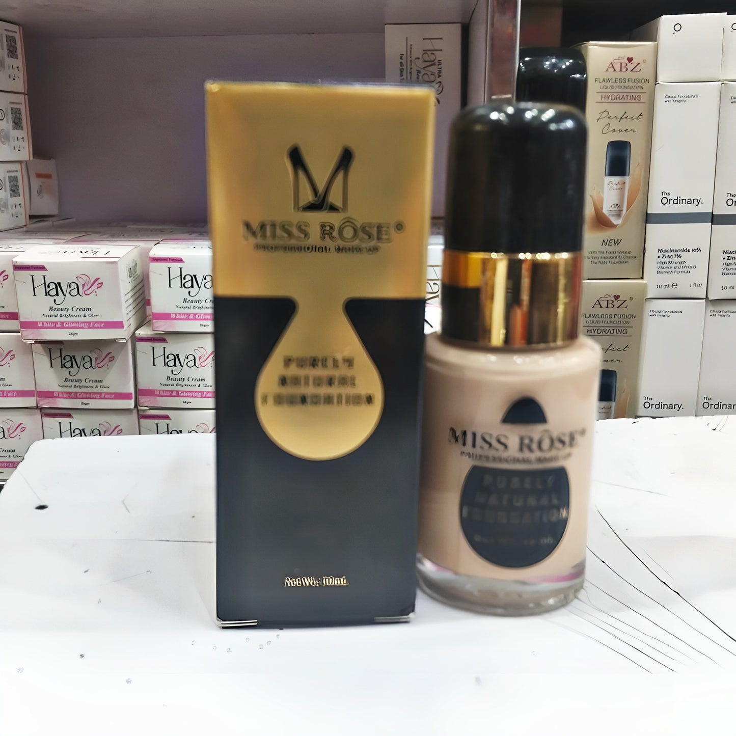 Miss Rose Purely Natural Liquid Foundation