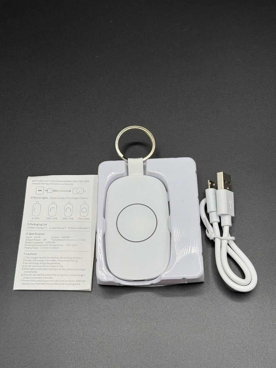 Keychain Watch Power bank 1000mah